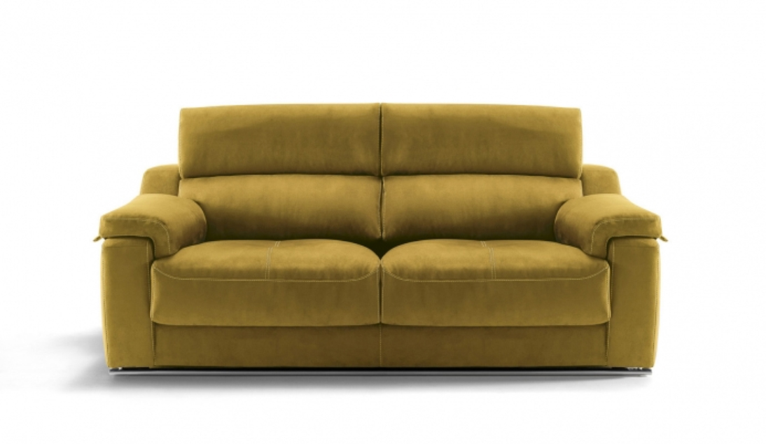 Taree Juego de 2 sofás y sillas tapizados Moderno de cuero blanco